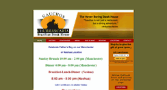 Desktop Screenshot of gauchosbraziliansteakhouse.com